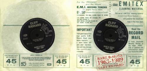 Cliff Richard And They Said It Wouldnt Last : Front Inlay 1